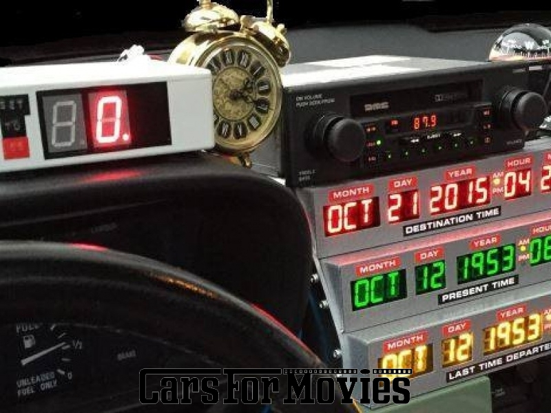 CarsForMovies | DeLorean DMC-12 1981 USA Silber Schwarz Zivilfahrzeug Coupe DE - Nordrhein-Westfalen 2783 Zurück in die Zukunft Oldtimer Back to the Future Flügeltüren showcar
